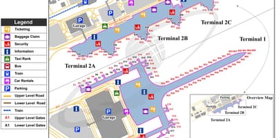 Аэропорт Барселоны Т2 карте
