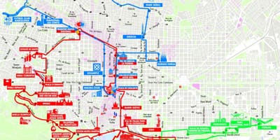 Барселона сити тур автобусная карте