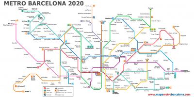Метро Аэропорт Барселона карта