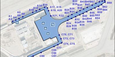 Терминал аэропорта BCN по 1 карте